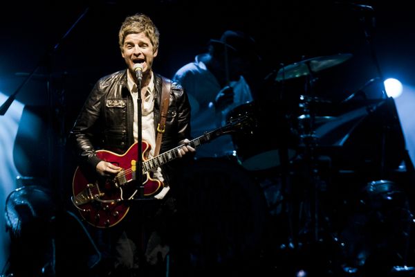 O músico inglês Noel Gallagher durante show em São Paulo, em 2012