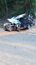 Ônibus escolar e carro se envolvem em acidente em São Domingos do Norte(Leitor | A Gazeta)