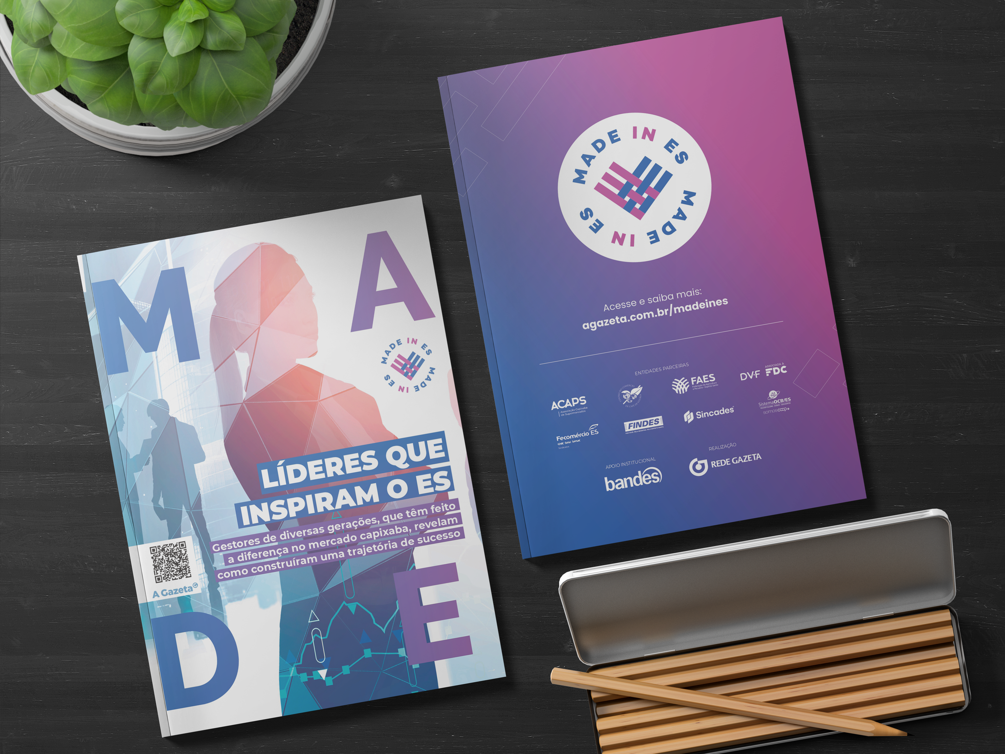 Dos microempreendedores às grandes indústrias, a nova edição da revista 'Made in ES' conta as histórias da pessoas por trás de  empresas e trajetórias dos líderes capixabas. Acesse aqui a versão em PDF