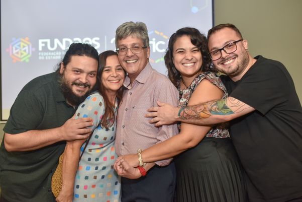 Lucas, Cristina, Sérgio, Luisa e Rafael Aboudib