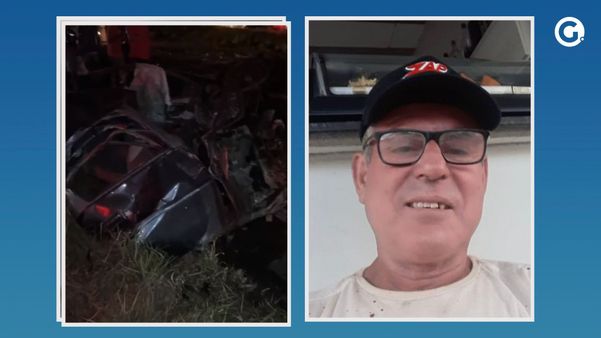 Colisão envolvendo carro, carreta e moto ocorreu na noite deste sábado (1°); José Roberto Bobbio, de 55 anos, morreu após perder controle da direção do automóvel e invadir contramão