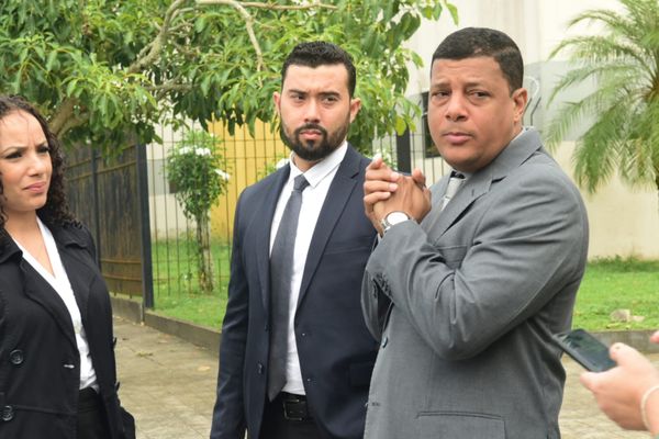 Kauã e Joaquim: Siderson Vitorino, assistente de acusação, advogado da família de Kauã, no primeiro dia de julgamento de Georgeval