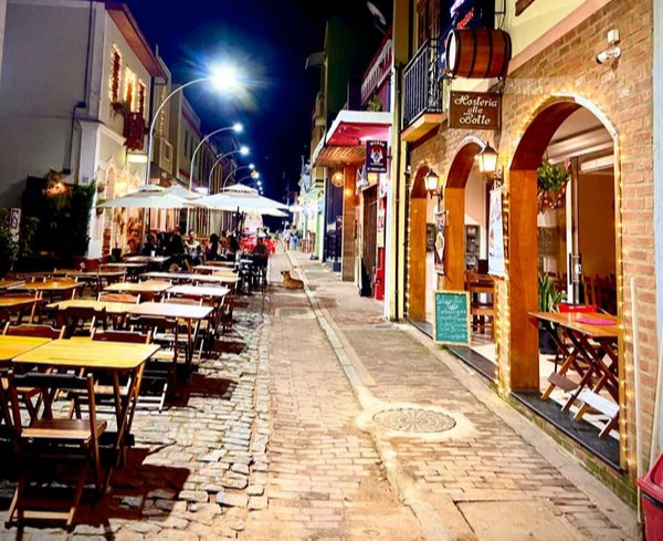 A Rua do Lazer em Santa Teresa. Crédito: Arquivo pessoal