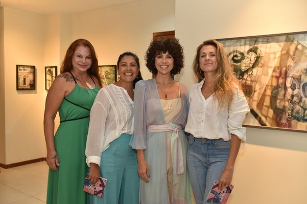  Gina Valéria, Taiza Ammar,  Samira Pavesi e Flavia Dalla