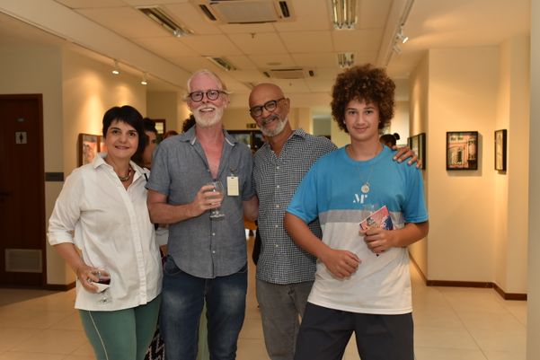  Marta Monteiro,  Richard Hoey,  Fernando Augusto pai e filho 