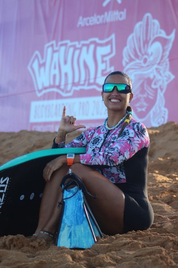 Cintya Belly participou do Wahine em 2022, e espera conquistar melhores resultados neste ano