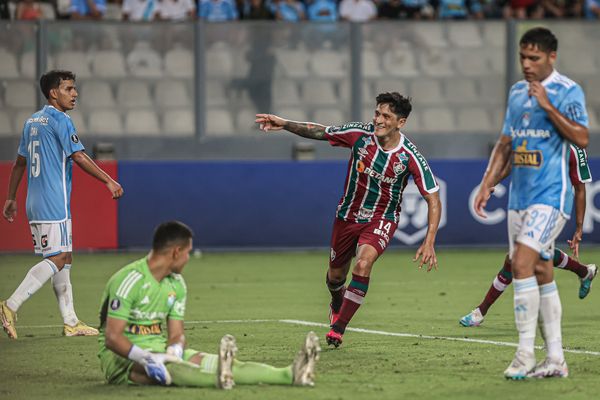 German Cano brilhou na vitória do Fluminense sobre o Sporting Cristal
