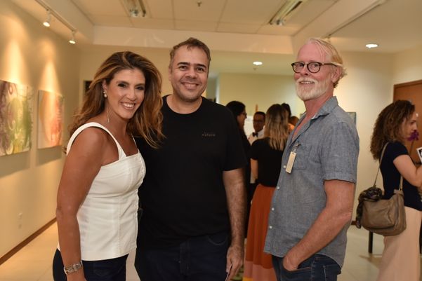 Lara Brotas,  Sandro Novaes e Richard Hoey