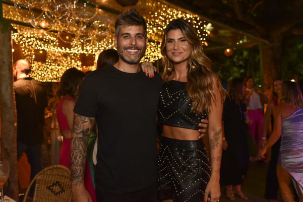 Rodrigo Abelha e Alline Passamani