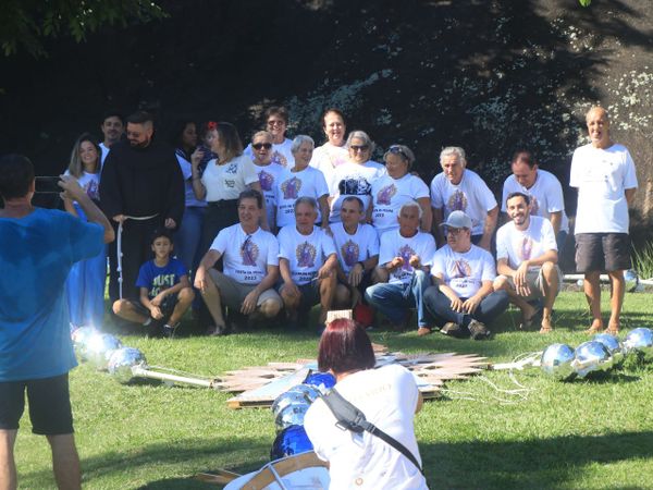 Terço Gigante é erguido no Convento da Penha por Divulgação / Fernando Ribeiro