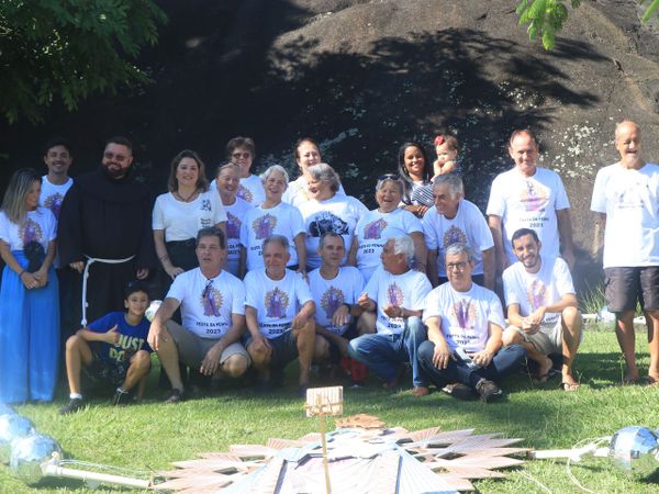 Terço Gigante é erguido no Convento da Penha por Divulgação / Fernando Ribeiro