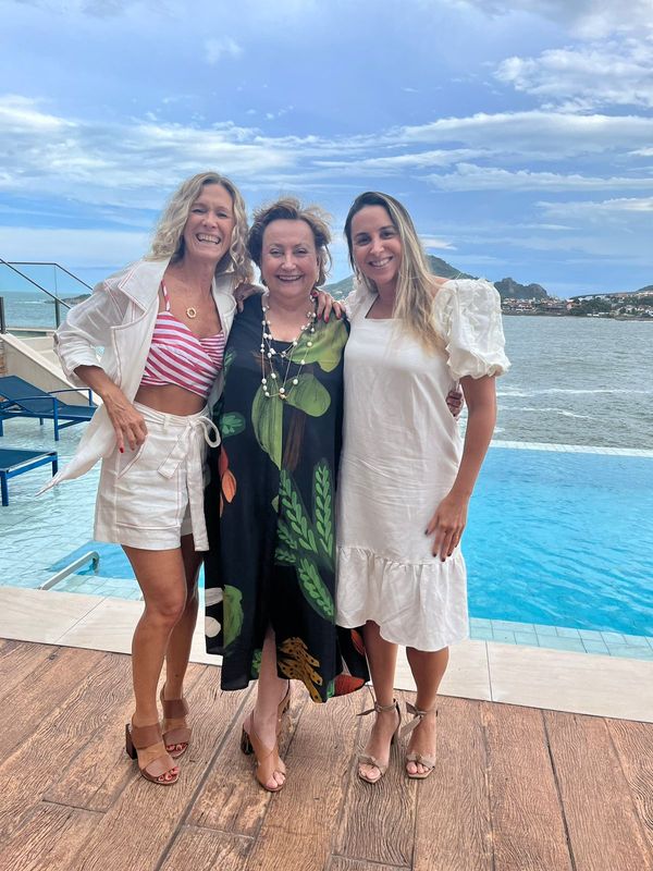 Ana Claudia Cardozo, Margareth Dalcolmo e Tricia Navarro