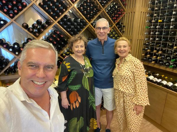 André Hees, Margareth Dalcolmo, Décio Chieppe e Beth Dalcolmo