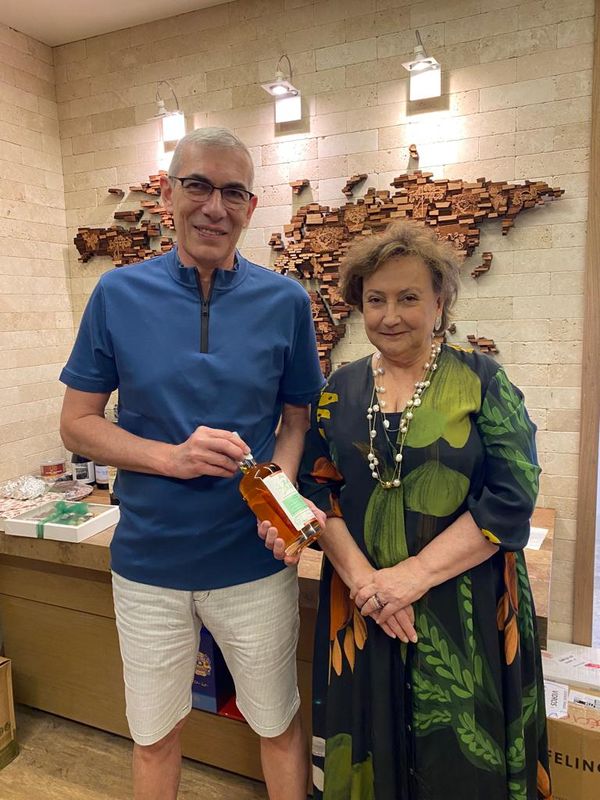 Décio Chieppe e Dra. Margareth Dalcolmo