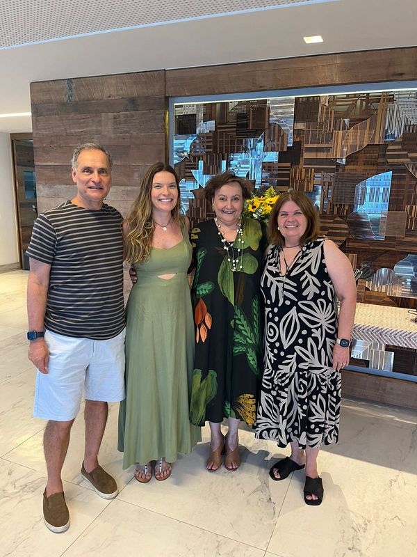 Elias Rocha, Livia Dorsch, Margareth Dalcolmo e Sandra Dorsch Rocha