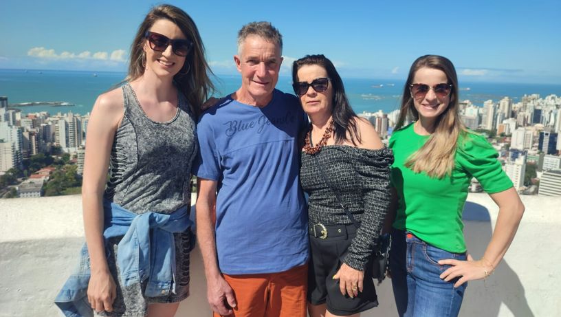 Festa da Penha: Renata e familia