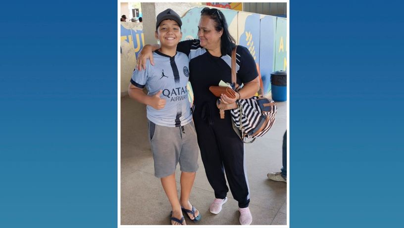 Festa da Penha: Sandra e Luiz Otávio