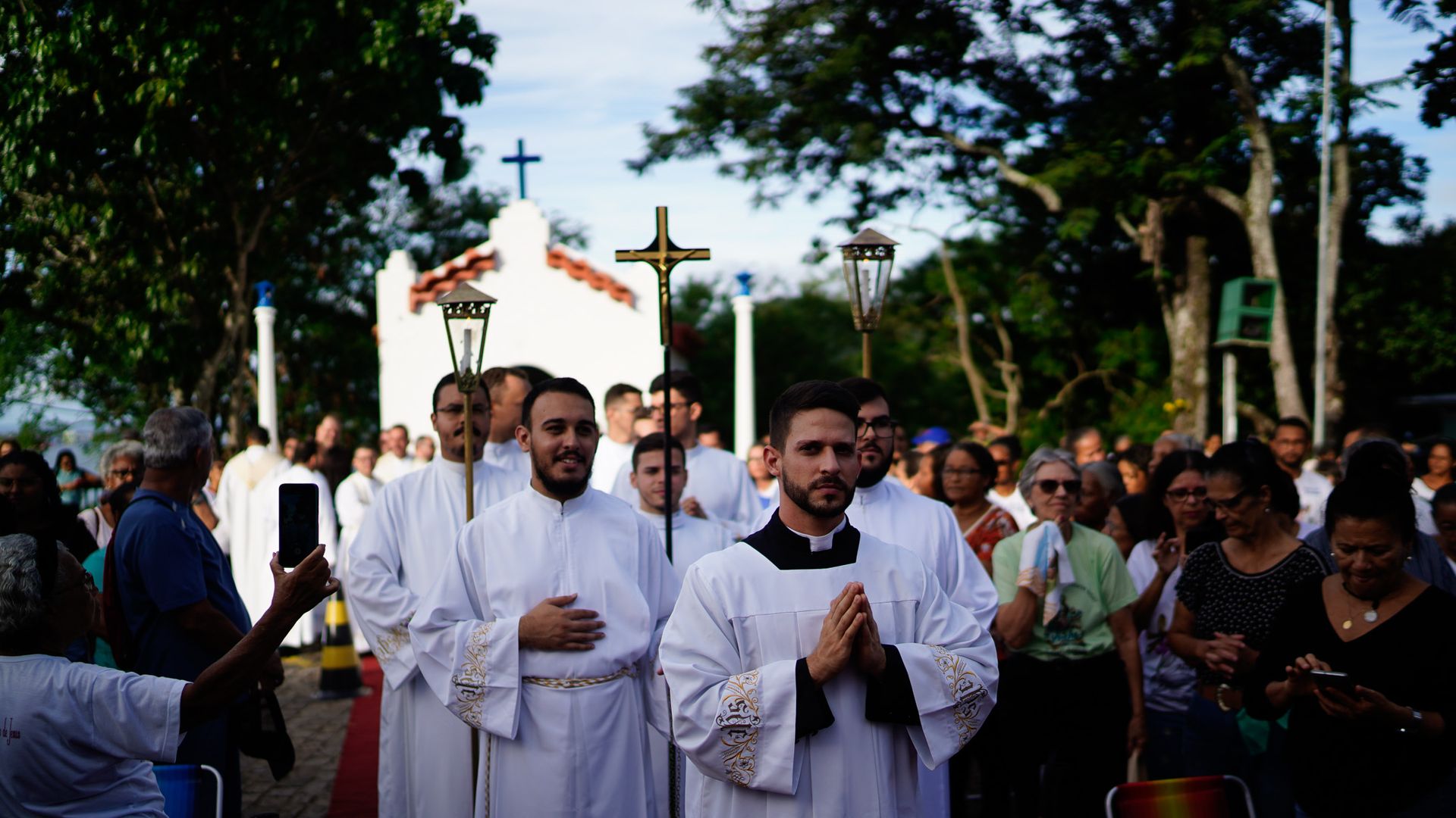 Missa no segundo dia do oitavário da Festa da Penha 2023 no Campinho do Convento