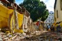 Quiosques de comerciantes são demolidos na Vila Rubim, em Vitória(Fernando Madeira)