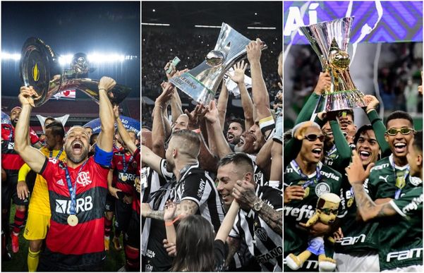 Flamengo (2020), Atlético-MG (2021) e Palmeiras (2022), são os campeões dos últimos três anos 