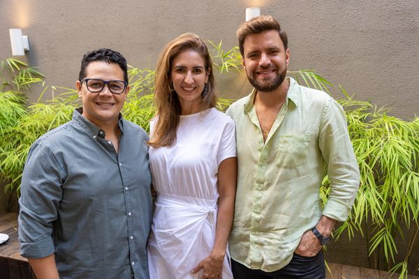 Rodrigo Martinelli, Emilia Lopes e Romulo Pegoretti