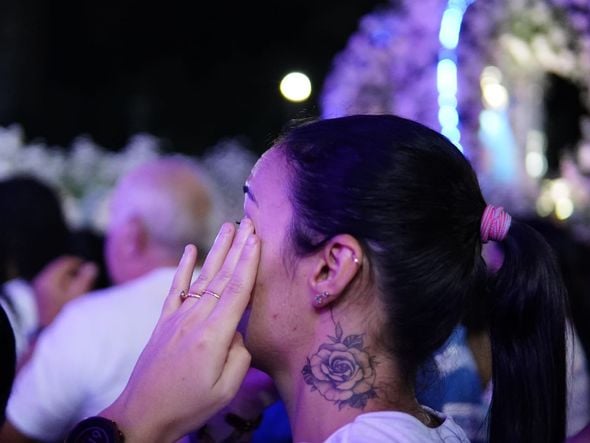 Emoção e fé durante a Romaria dos Homens por Fernando Madeira
