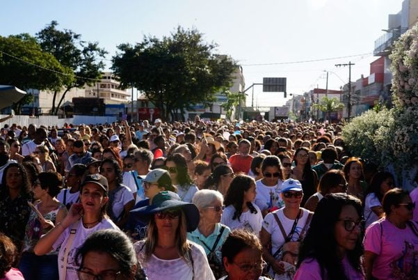 Romaria das Mulheres, realizada neste domingo (16), durante a Festa da Penha 2023 por Vitor Jubini