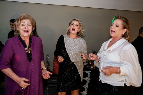 Regina Pagani, Gracinha Nader e Helvia Abaurre