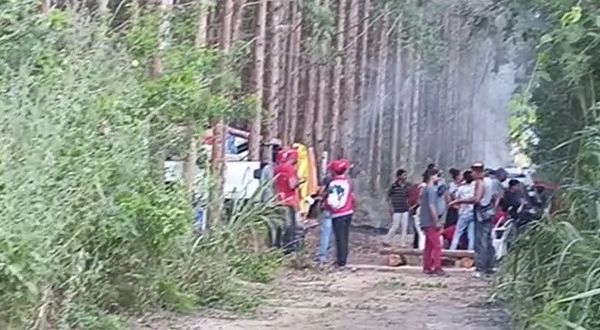 Um dos locais invadidos pelo MST, em ARacruz por Reprodução/Redes Sociais