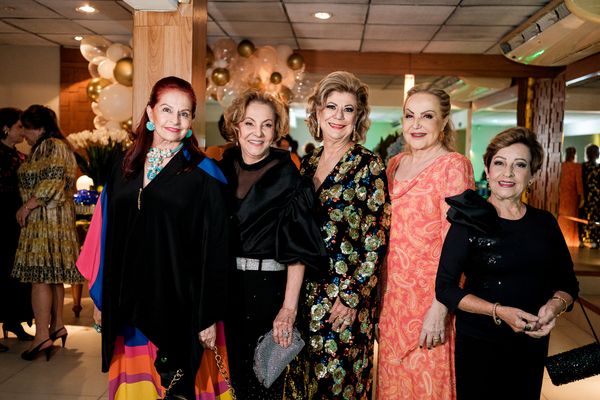 Vera Breder, Martha Paiva, Valéria Nemer, Marcila Coser e Dapaz Romano