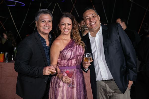 DJ De Prá, Marianne Assbu e Gildo Rezende Jr.