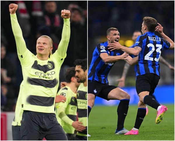 Haaland marca mais uma vez; Barella faz golaço na vitória da Inter de Milão