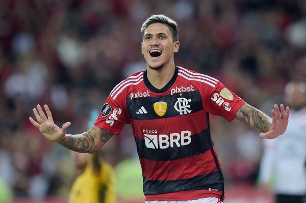 Pedro marcou os dois gols da vitória do Flamengo sobre o Ñublense
