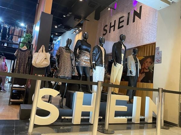 Loja da Shein, gigante asiática do vestuário, em São Paulo