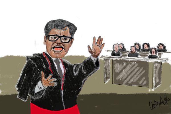 Cenas do Tribunal do juri