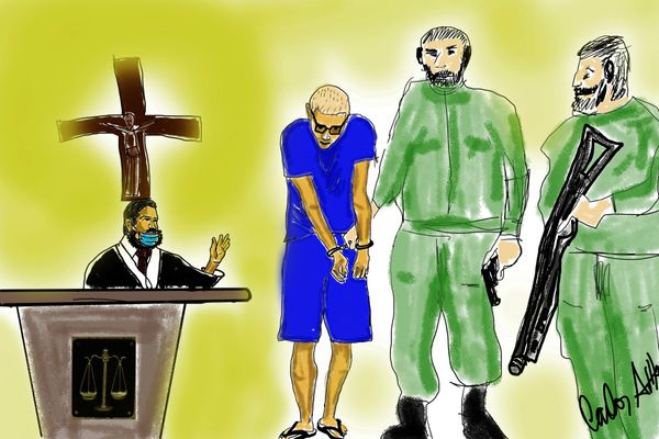 Cenas do Tribunal do juri