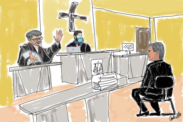 Cenas do Tribunal do juri