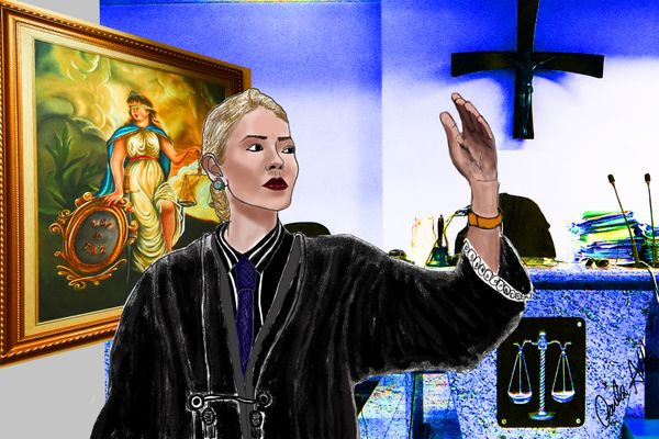 Cenas do Tribunal do juri