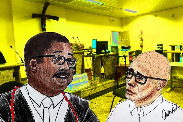 Cenas do Tribunal do juri