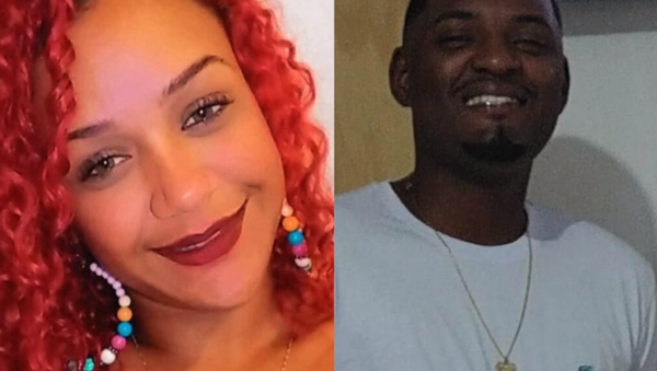 Mirele Rodrigues, de 22 anos, e o companheiro Renerson Pereira Ribeiro, de 28, mortos a tiros em Santo Antônio