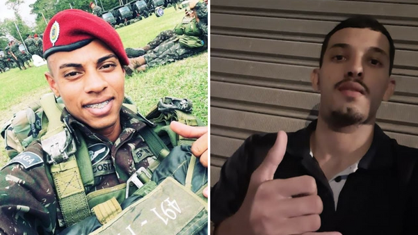 Renan Mendes, assassinado com sargento do Exército Gustavo Martins da Costa, em Vila Velha