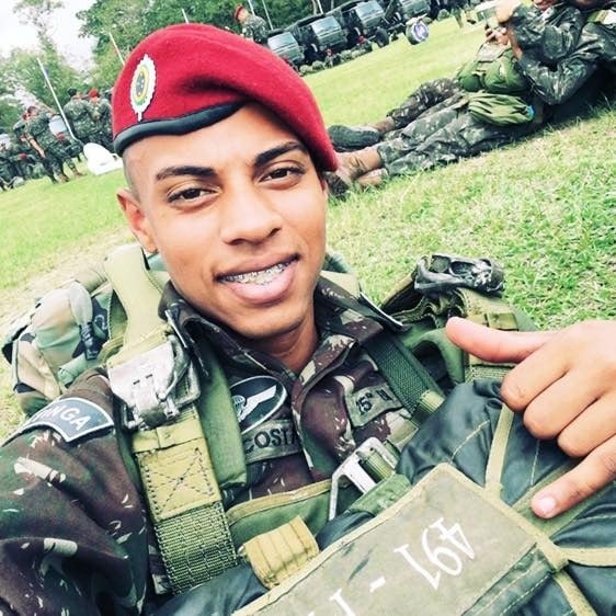 Sargento do Exército Gustavo Martins da Costa, morto a tiros em Vila Velha