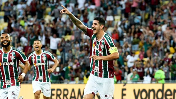 Nino marcou um dos gols da vitória do Fluminense