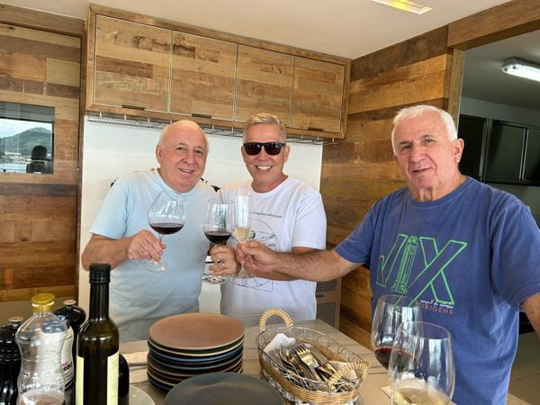 Elvécio Faé, André Hees e Walter Siquara