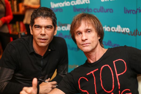 Dado Villa Lobos e Marcelo Bonfá, ex-integrantes da banda Legião Urbana