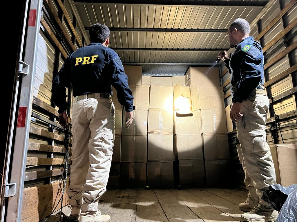 Ações da Polícia Rodoviária Federal se intensificaram a partir de março e constataram que produtos contrabandeados são paraguaios e vêm de Minas Gerais