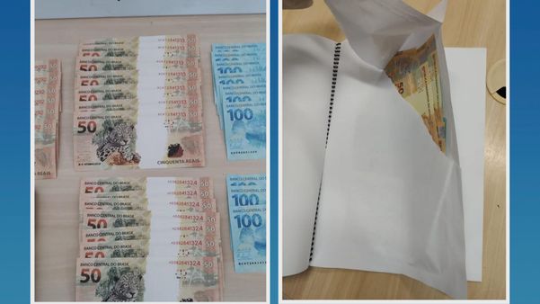 Jovem de 20 anos é presa com R$ 2 mil em notas falsas 