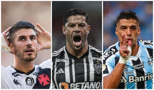 Pedro Raul, Hulk e Suárez são as esperanças de gol no Brasileirão