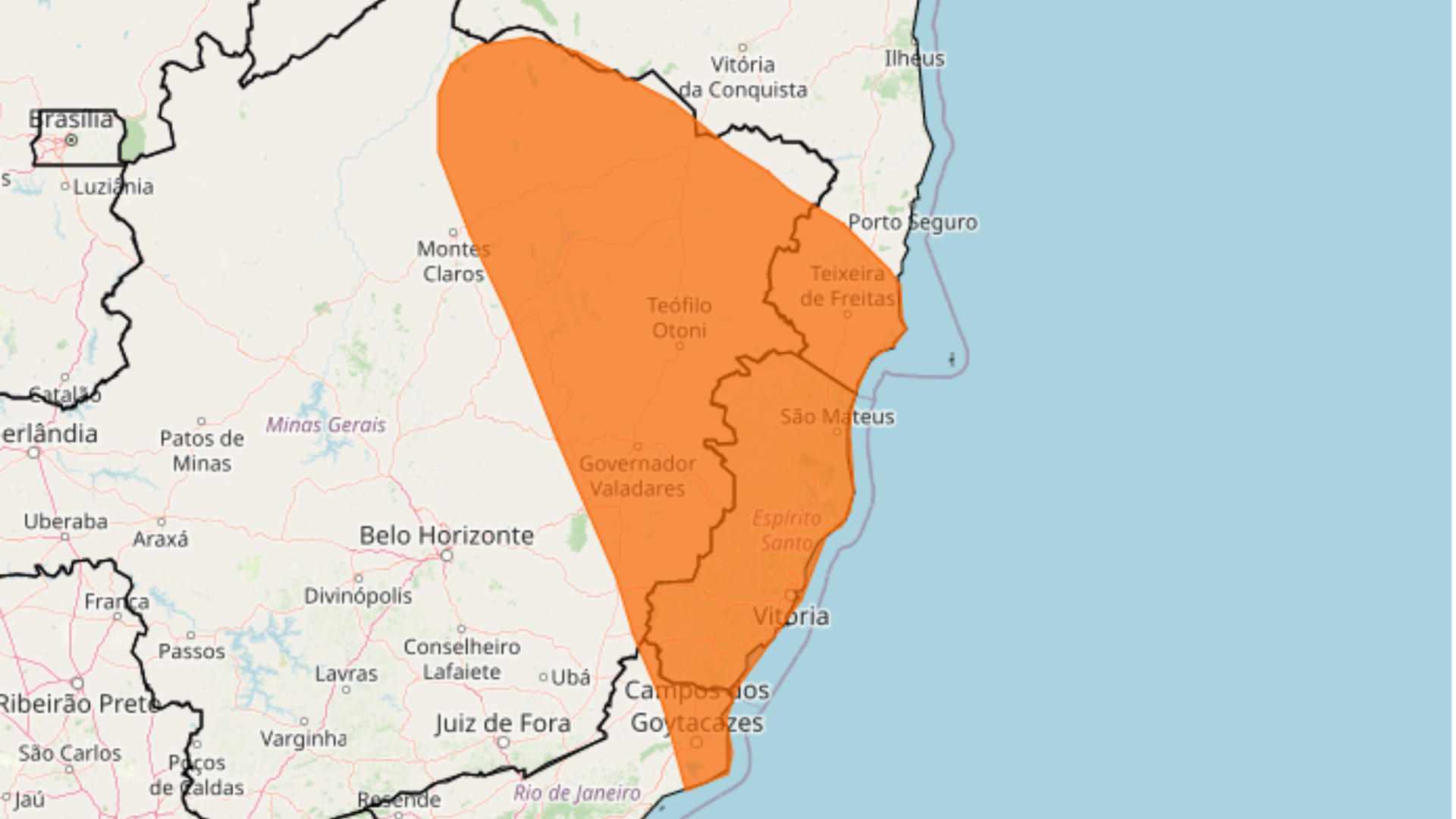 A Gazeta Es Recebe Alerta Laranja De Perigo Para Chuva Forte Em Todas