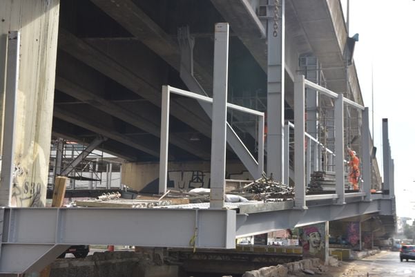 Rampa de acesso à ciclovia da Terceira Ponte sentido Vila Velha a Vitória por Ricardo Medeiros